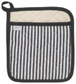 Pot Holder – Narrow Black Stripe