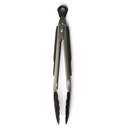 OXO - Good Grips - Tongs - Black - With Nylon Head 9"