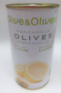 Olive & Olives - Manzanilla Olives - Stuffed With Lemon - 370ml