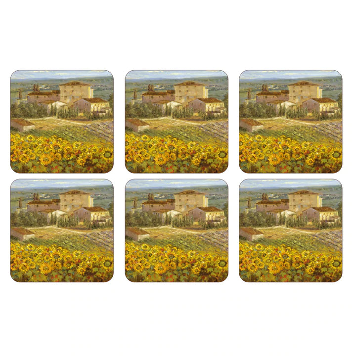 Pimpernel - Coaster - Tuscany - Set of 6