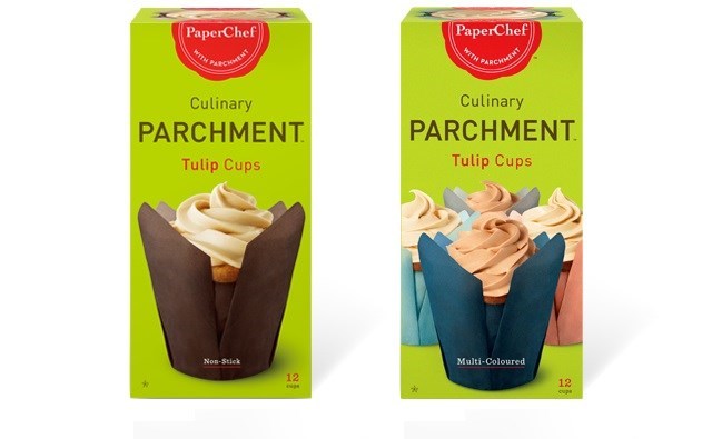 Paper Chef - Culinary Parchment - 12 Tulip Cups