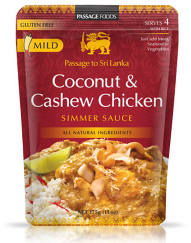 Passage to Sri Lankan - Coconut & Cashew Chicken Simmer Sauce 375g