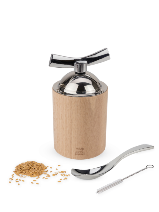 Peugeot - Flax Grinder - Beechwood & Stainless Steel - 13cm