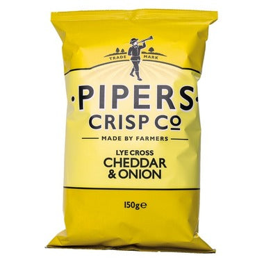 Piper Chips Co. -  Lye Cross Cheddar Cheddar & Onion - 150g