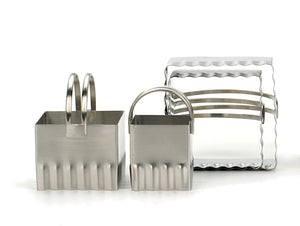 Square Biscuit Cutters - Set of 4