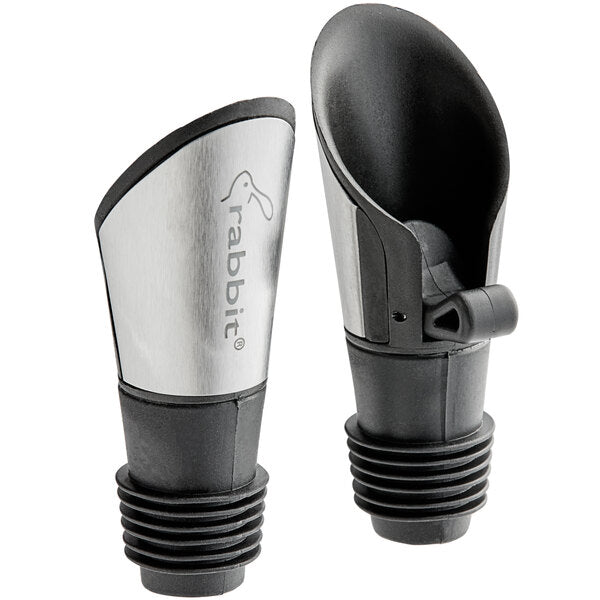 Rabbit - Wine Pourers/Stoppers - Set of 2