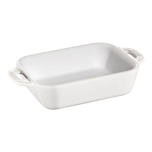 Rectangular Dish - Ceramic - White