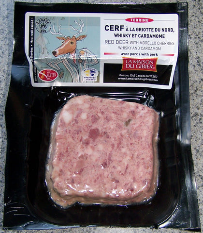 Maison Du Gibier – Terrine – Red Deer - w/Morello Cherries and Whisky - 100gr