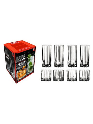 Riedel - Drink Specific - Rocks & Highballs - 8 Piece Set