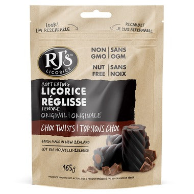 Rj's Licorice - Chocolate Twist Black Licorice - 280g