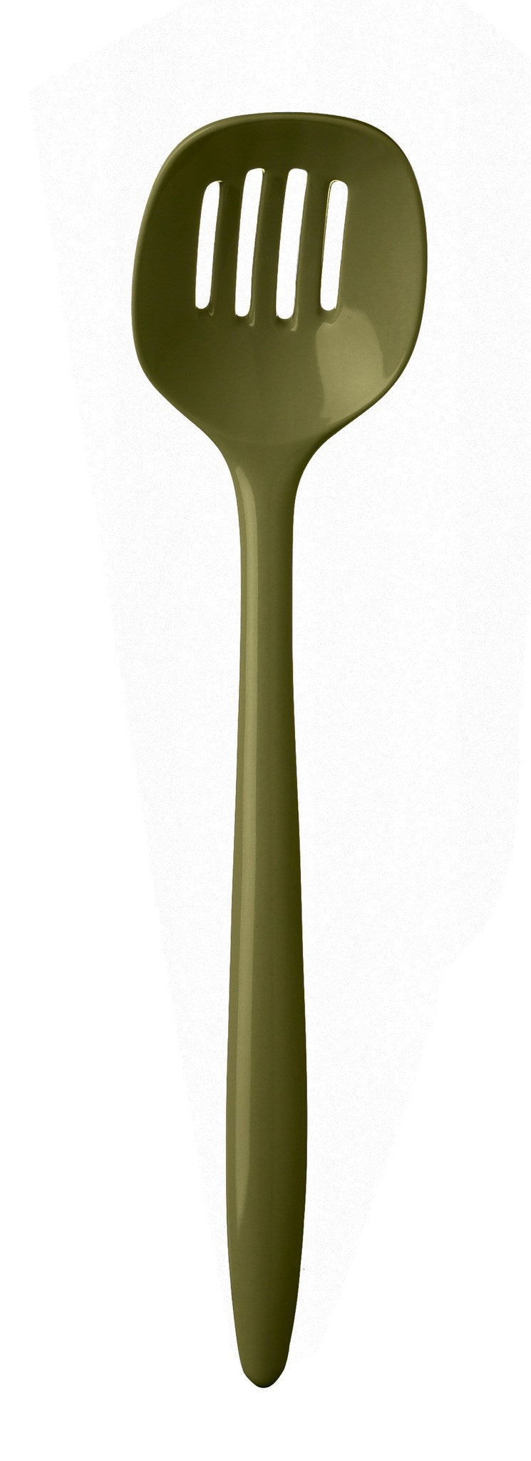 Rosti Mepal - Slotted Spoon - Olive - Melamine - 30cm/12"