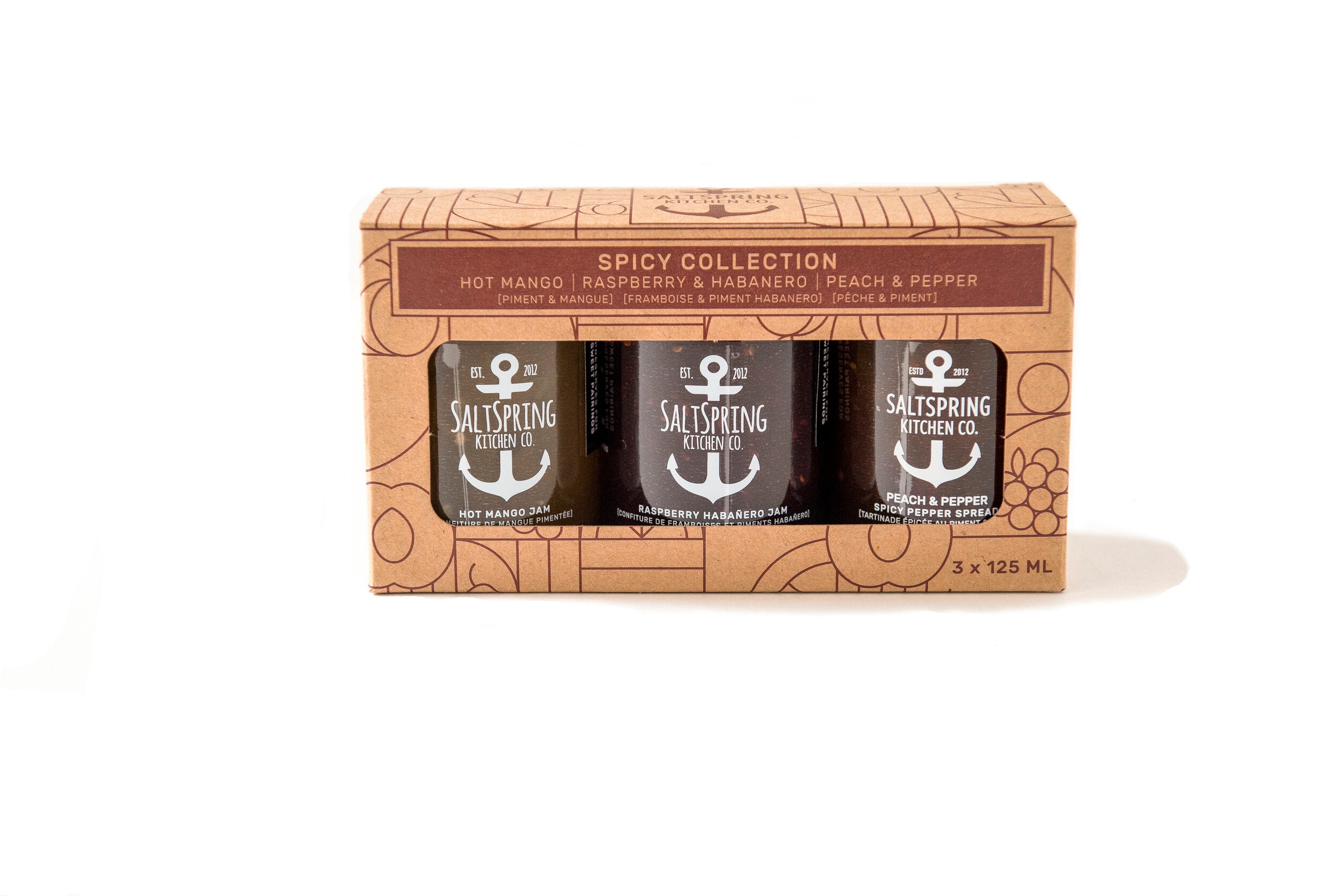 SaltSpring Kitchen- Spicy Trio 3 x 125ml