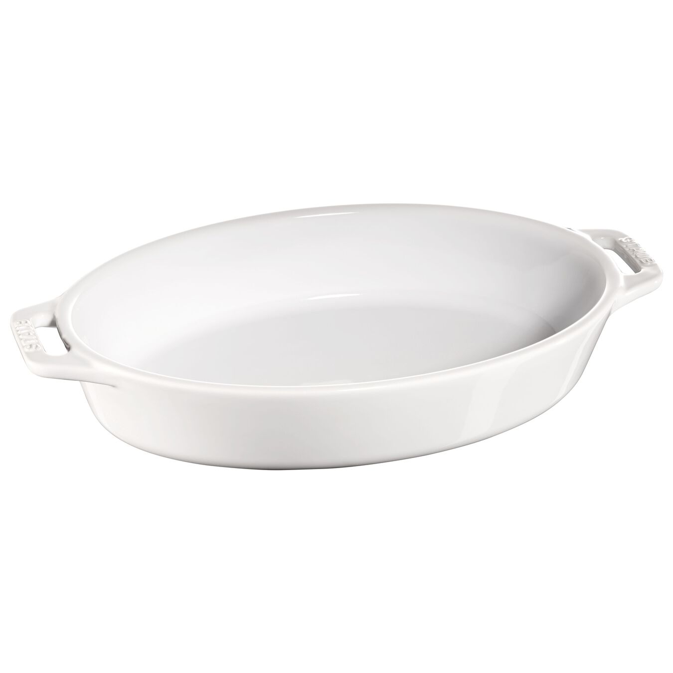 Staub - Oval Dish - Ceramic - White - 23cm