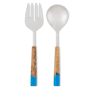 Salad Servers - River Look Handle - 11'L