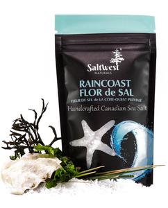 Saltwest Naturals - Sea Salt Raincoast Flor de Sal 40gr