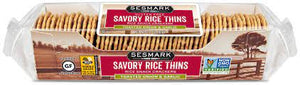 Sesmark - Savory Rice Thins – Toasted Onion and Garlic - 90gr