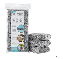 Universal Stone - Sponge - The Gentle One - Silver - 3 pack