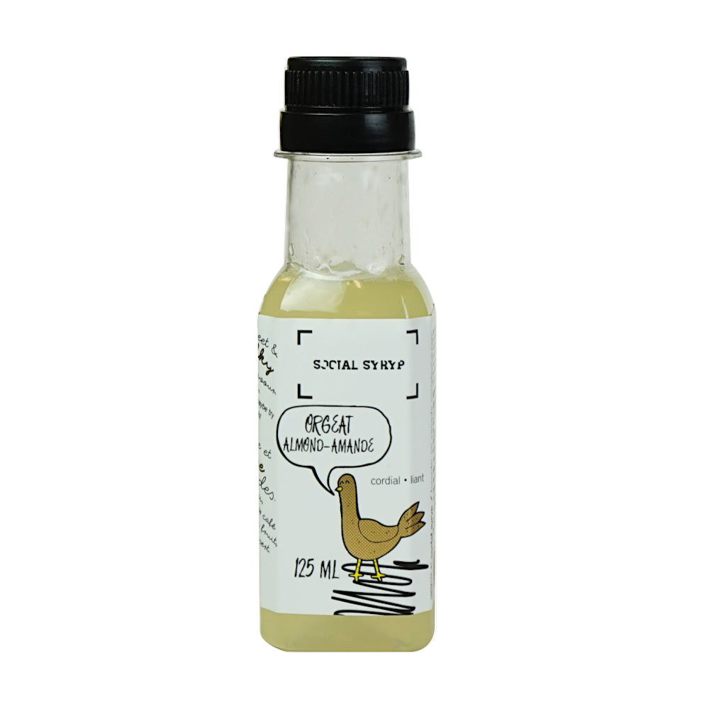 Social Syrup - Orgeat Cordial Mixer - 125ml