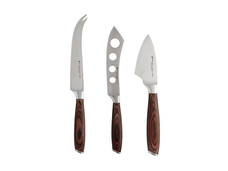 Stanton Wood - Cheese Knife Set - 3pc - Wood Gift Boxed