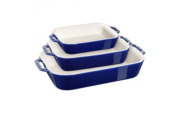 Ceramic Ovenware Set - 3 Pieces