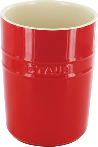 Staub - Ceramic Utensil Holder - Cherry Red