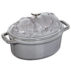 Staub - Cocotte - Grey – Pig Lid - 1L