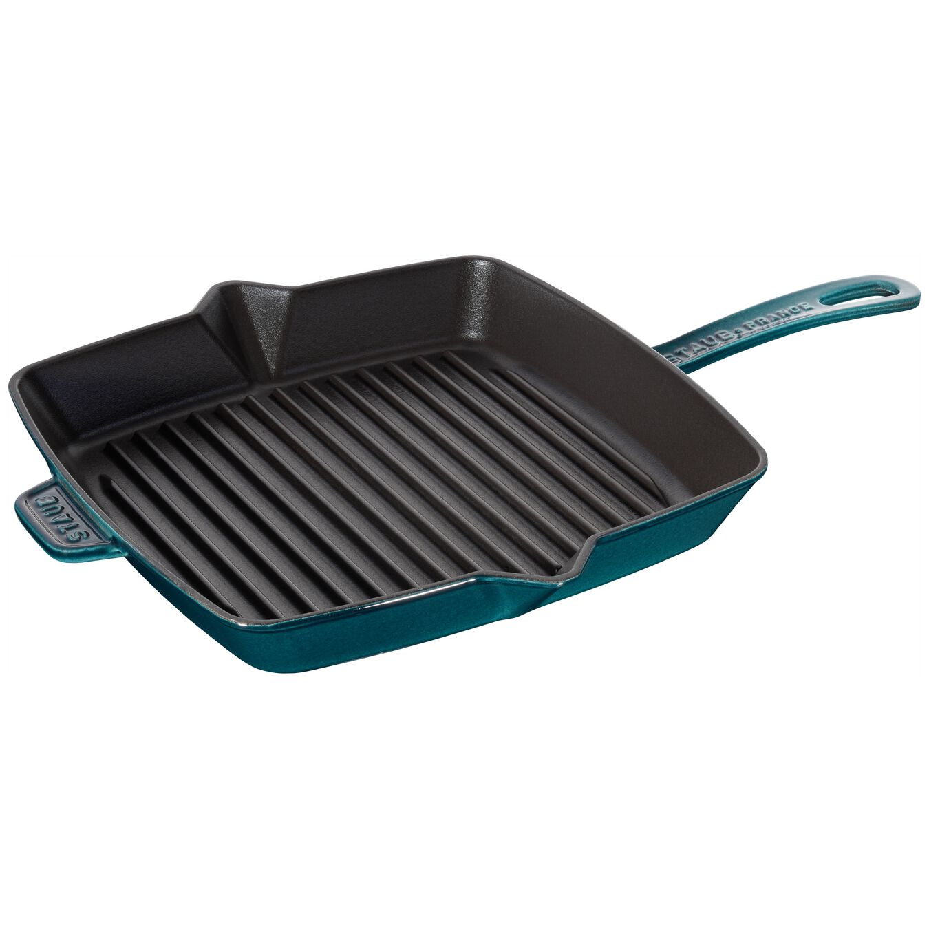 Staub - Grilling Pan - Cast Iron - Square - La Mer - 12"