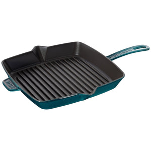 Staub - Grilling Pan - Cast Iron - Square - La Mer - 12"