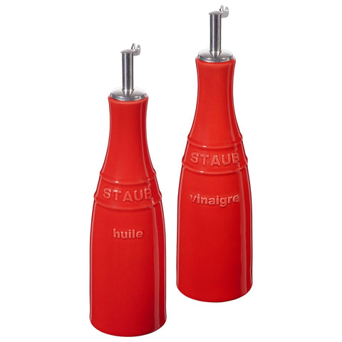 Staub -  Oil & Vinegar Set - Cherry