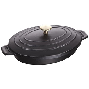 Staub - Oval Gratin - Black - 23x17cm