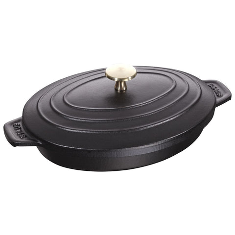Staub - Oval Gratin - Black - 23x17cm