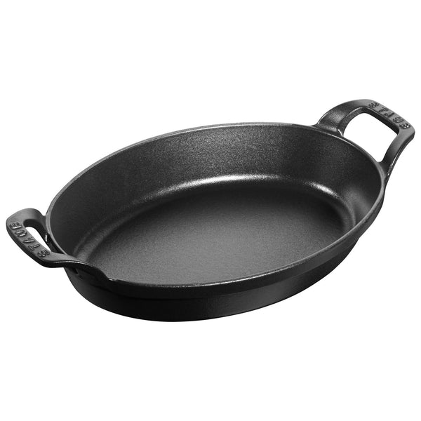 Staub – Cast Iron – Oval Dish – Black - 1Qt
