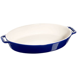 Staub – Ceramic Oval Dish – Blue – 4.2L