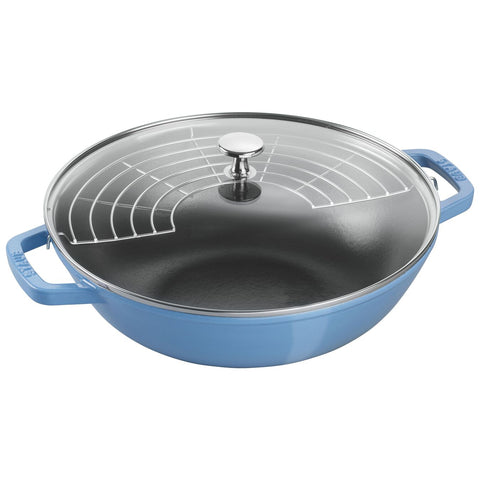 Staub – Wok - Ice Blue - 30cm