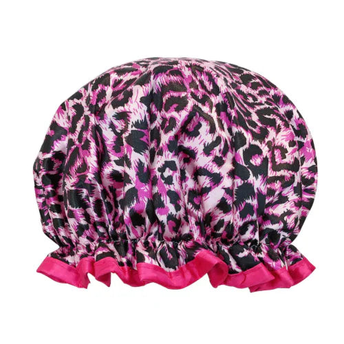 Studio Dry - Shower Cap - Pink Leopard