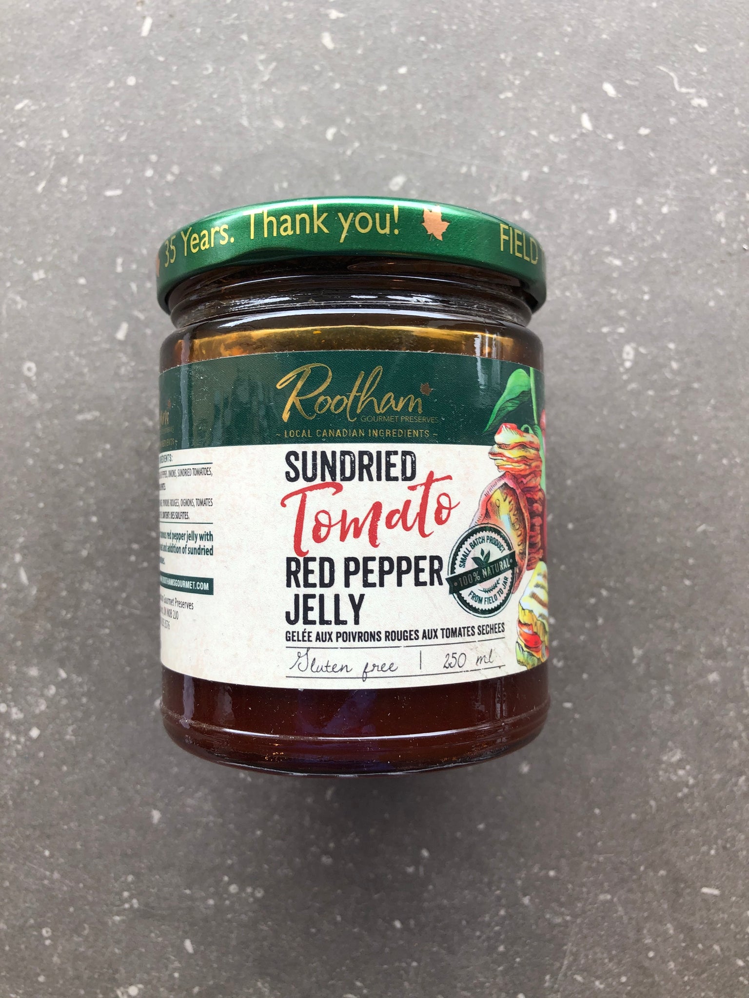 Rootham Jelly - Sundried Tomato and Red Pepper