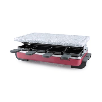 Swissmar - Raclette Grill - Granite Top - Classic Red