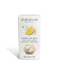 TFCC - Crackers - Lemon, Sea Salt & Extra Virgin Olive Oil 125g