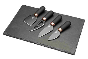 Taylor's - Slate Board and Cheese Knife Set - 4 piece
