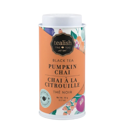 Tealish - Tea - Pumpkin Chai Black Tea Tin 90g