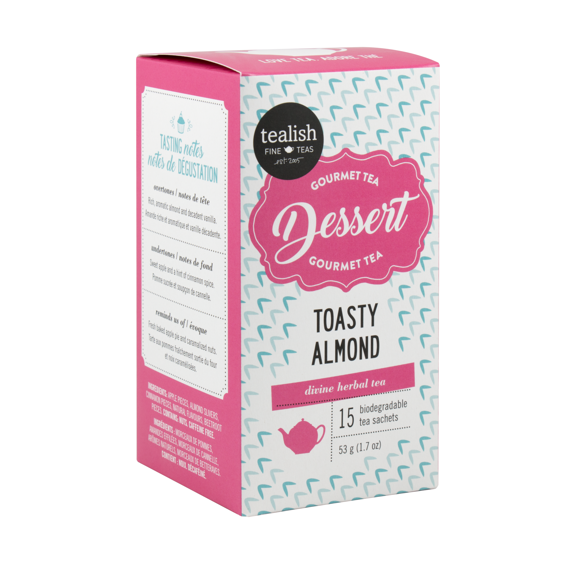 Tealish - Tea - Toasty Almond Herbal Tea 15 sachets