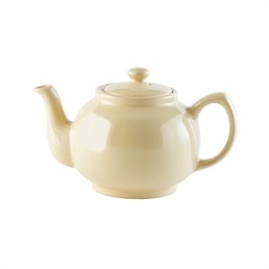 Teapot – Matte - Cream - 6 Cup – 1L - 35oz