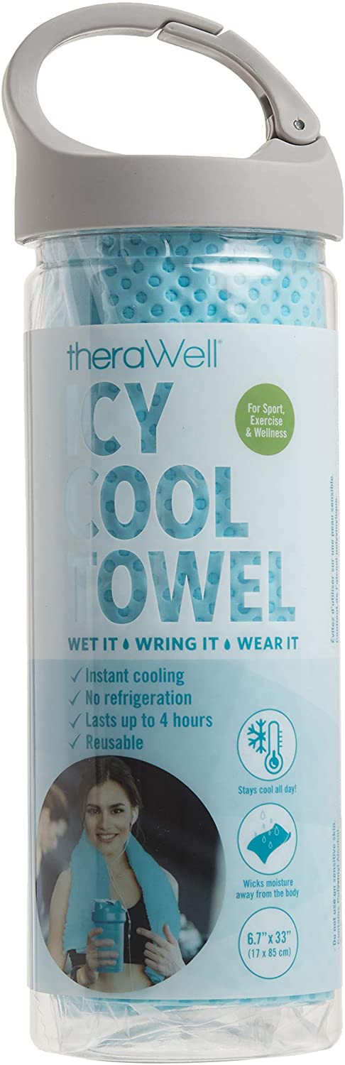 Therawell - Cooling Towel  - Fitness PDQ - Blue