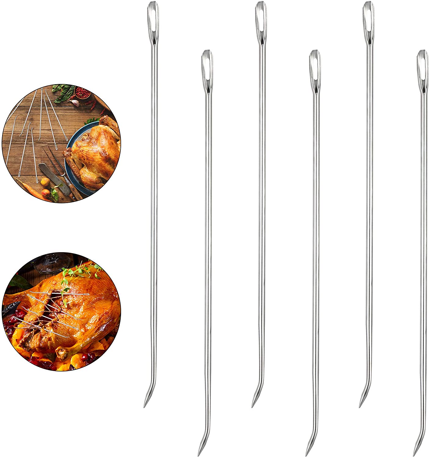 Regency - Trussing Needle - Stainless - 6 Needle Set