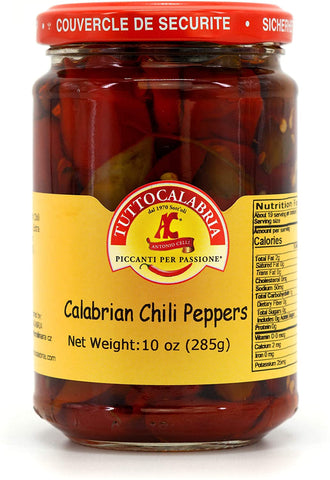 Tutto Calabria - Chili Peppers - Hot Long Calabrian - 10.2oz. Jar