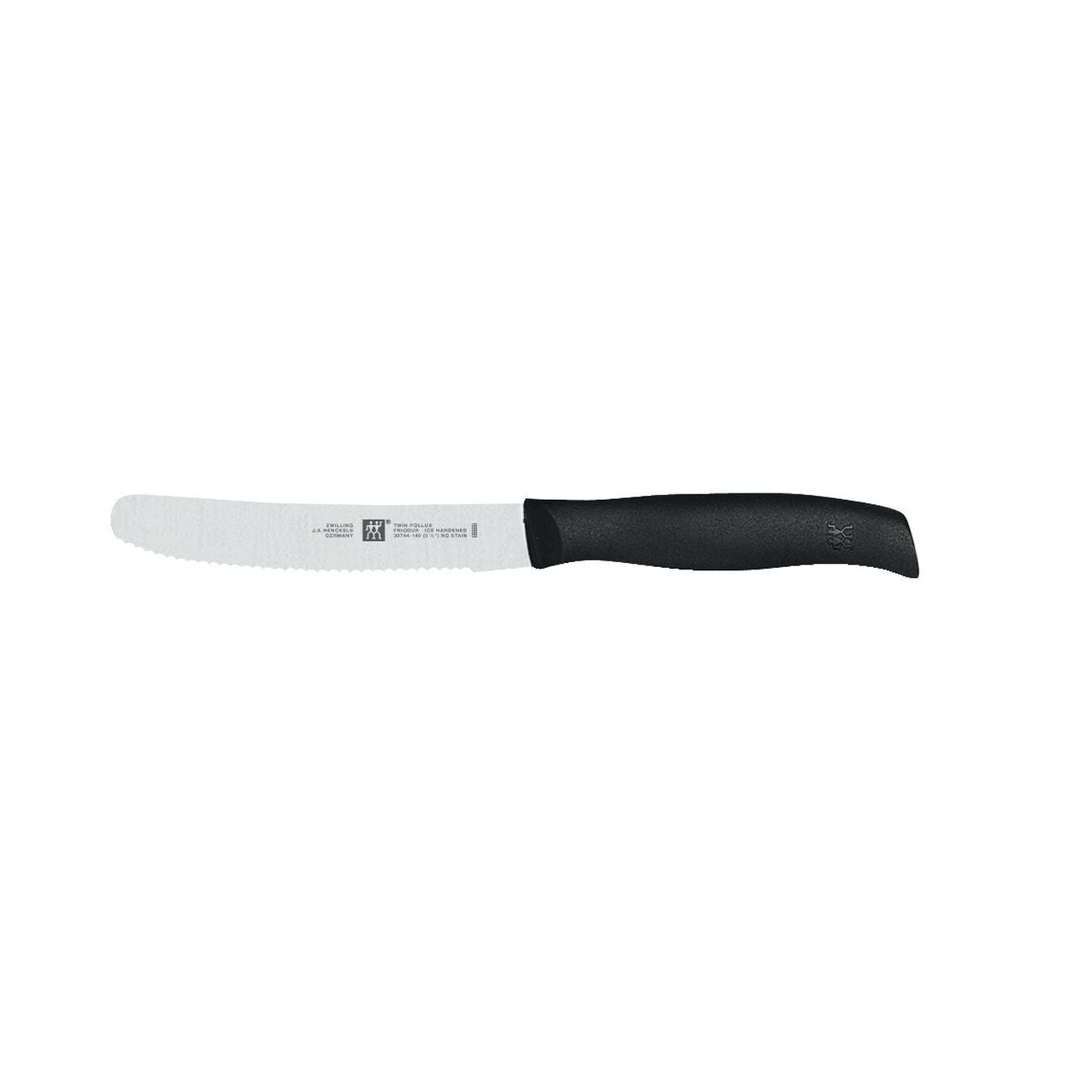 Twin Grip Black Serrated Utility Knife - 4.5"