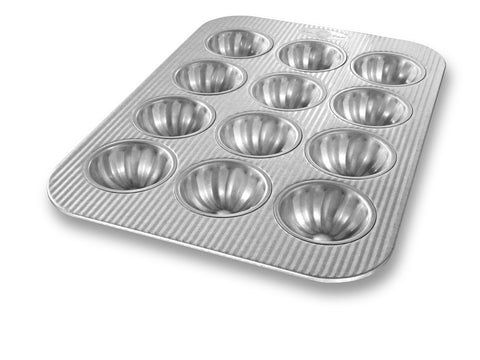 USA Pan - Mini Fluted Cupcake Pan - 12 cup