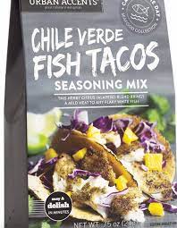 Urban Accents - Seasoning - Fish Tacos - Chile Verde