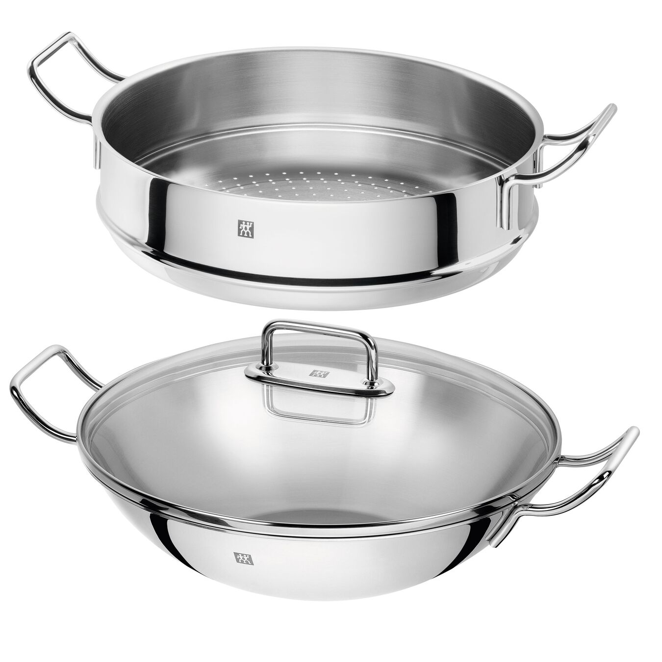 Plus Wok With Steamer Insert - 12.5"