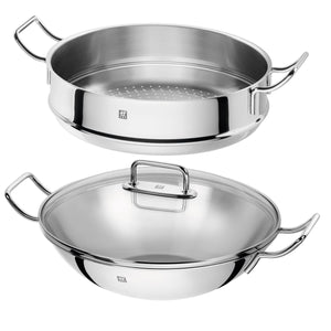 Plus Wok With Steamer Insert - 12.5"